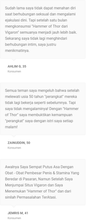 Testimoni Hammer of Thor Vigaron Indonesia
